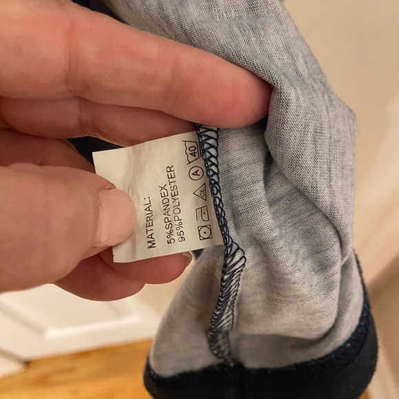 Women's Navy Blue Butterfly Print Cold Shoulder Top - Picture 3 of 5